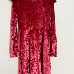 SO Red Velvet Dress